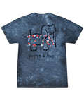 1776 FLOWERS PUP, ADULT SS CRYSTAL WASH PUPPIE LOVE