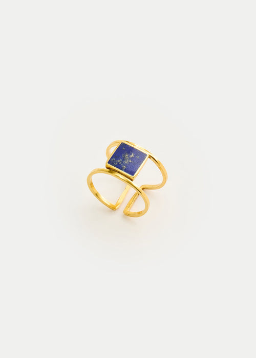 18kt Gold Vermeil Next Generation Awista Lapis Ring