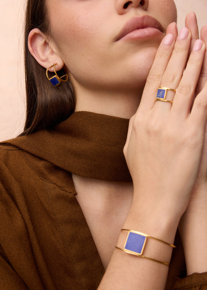 18kt Gold Vermeil Next Generation Awista Lapis Ring
