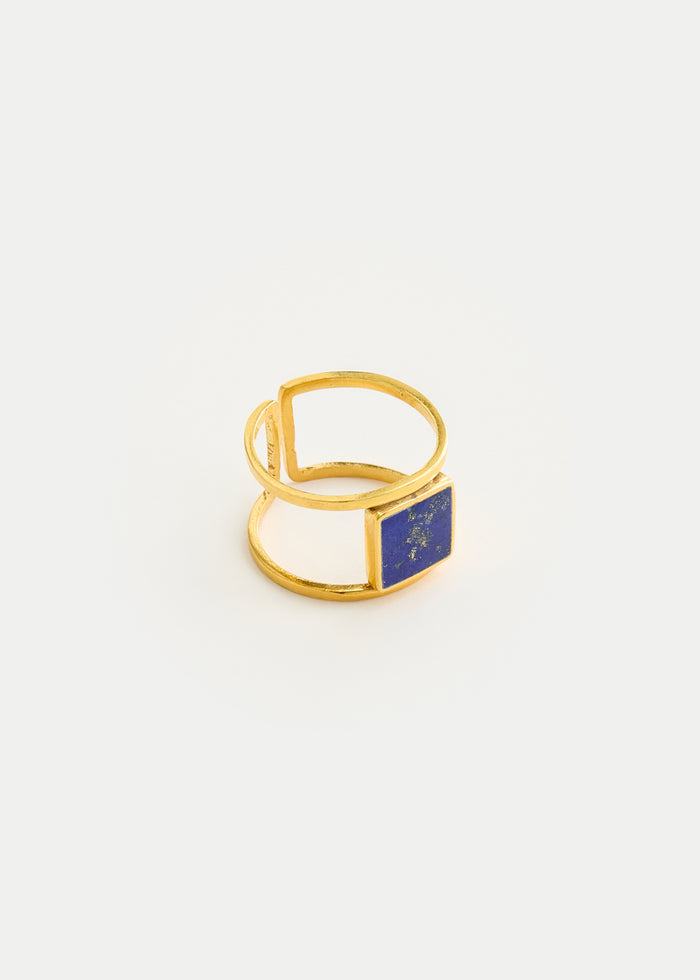 18kt Gold Vermeil Next Generation Awista Lapis Ring