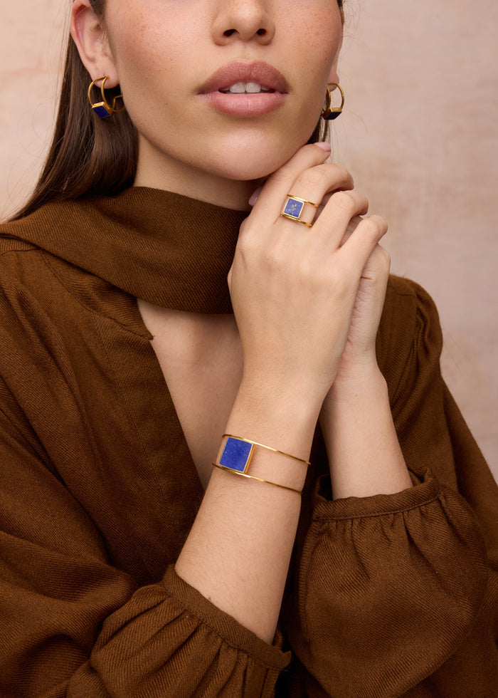 18kt Gold Vermeil Next Generation Awista Lapis Ring