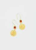 18kt Gold Vermeil Next Generation Mahdi Agate Earrings