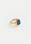 18kt Gold Vermeil PSTM Afghanistan Meena Lapis Ring