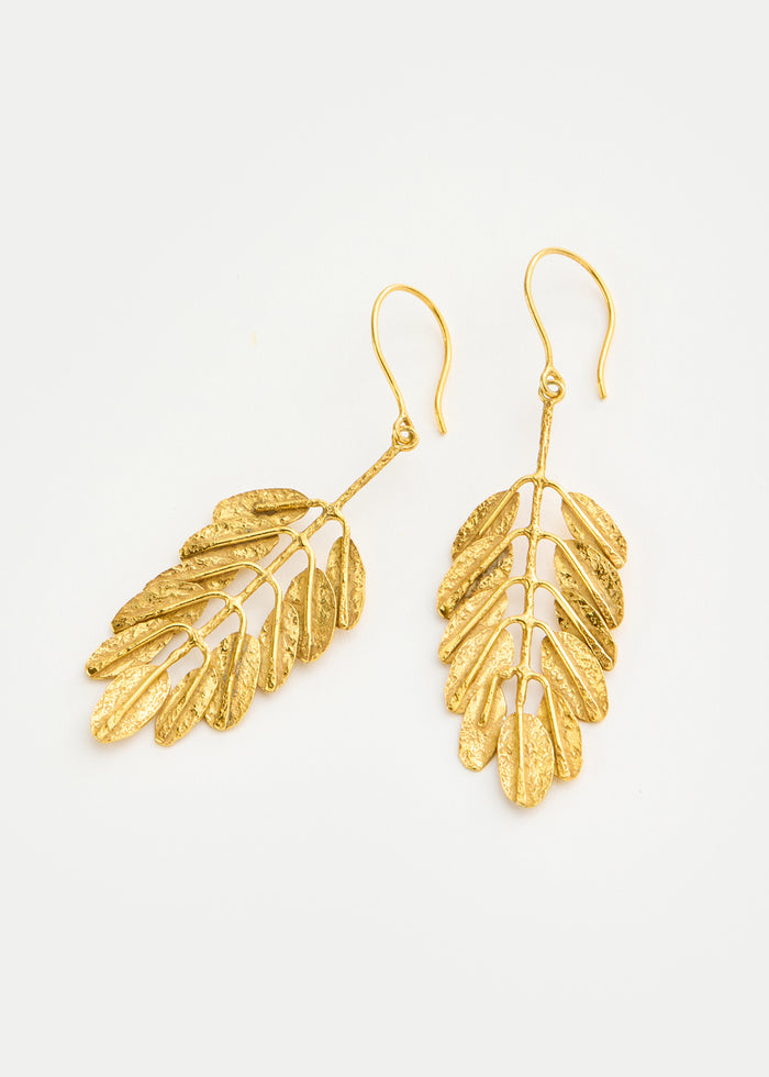 18kt Gold Vermeil PSTM Afghanistan Small Bumi Earrings