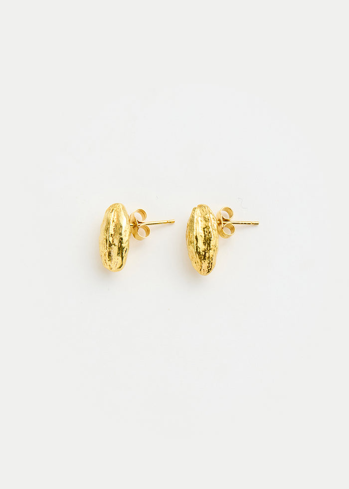 18kt Gold Vermeil PSTM Afghanistan Zarmina Seed Studs product image