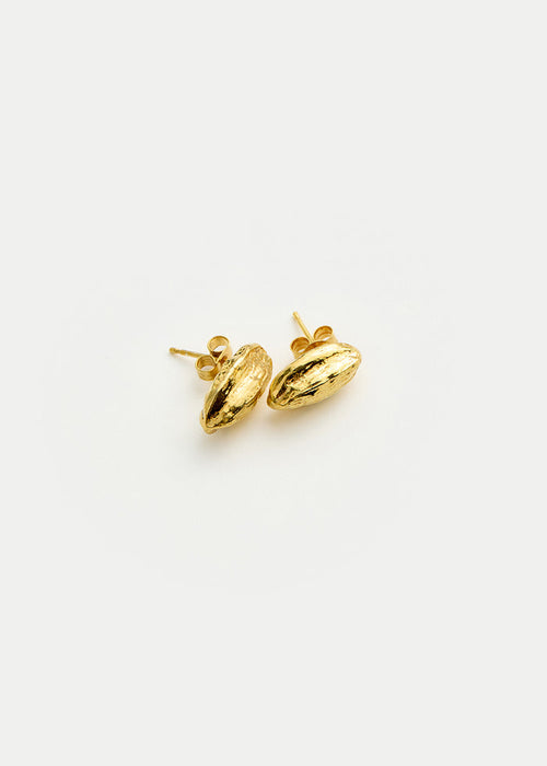 18kt Gold Vermeil PSTM Afghanistan Zarmina Seed Studs product image 2