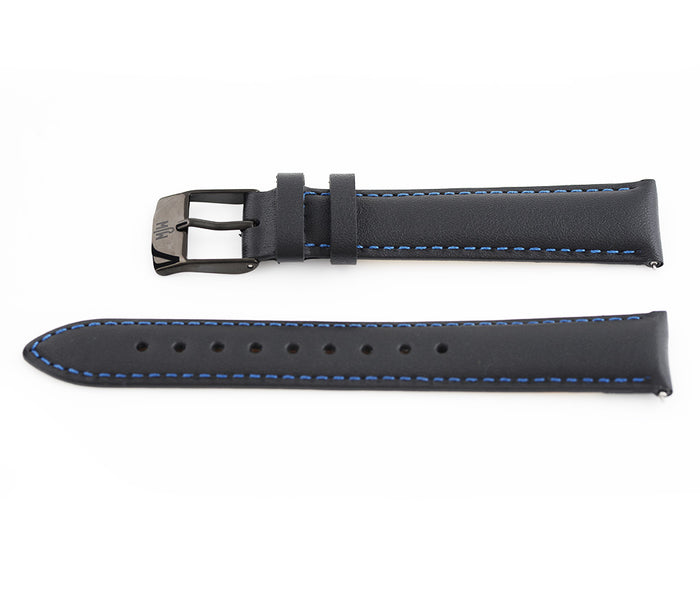 black blue stitch / Black