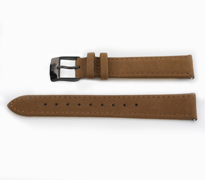 brown nubuck / Black