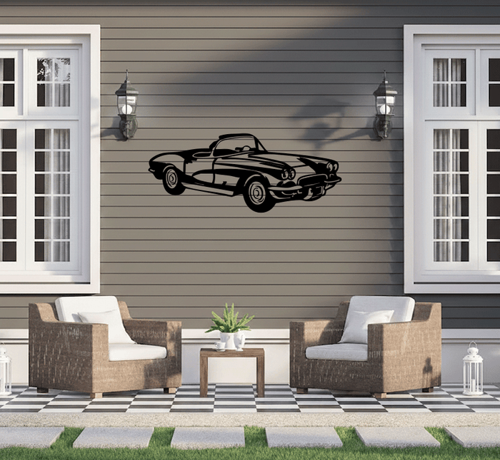 1962 Corvette C1 - Metal Wall Art