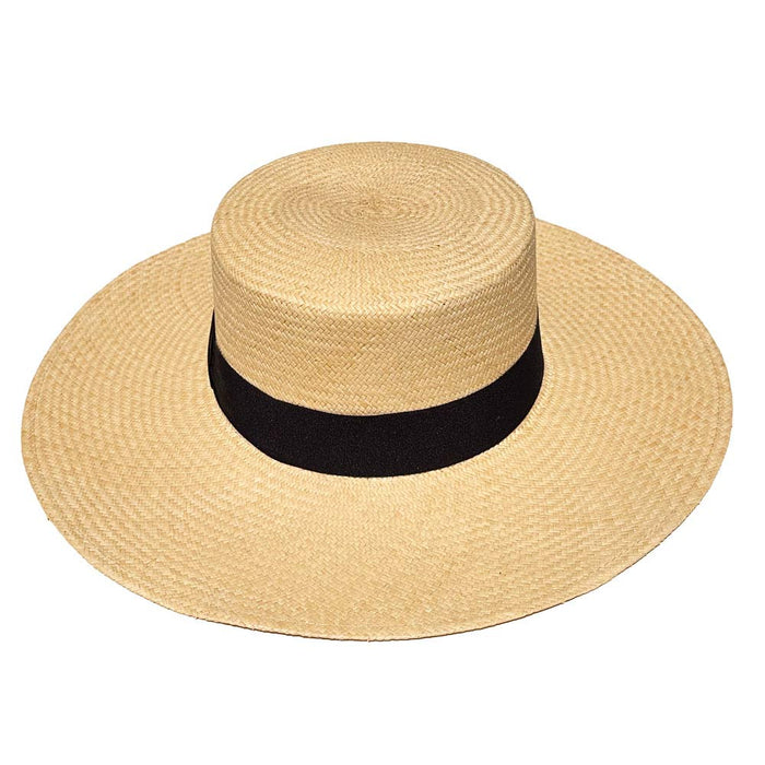 3 Regions - Natural Bolero Panama with Navy Band