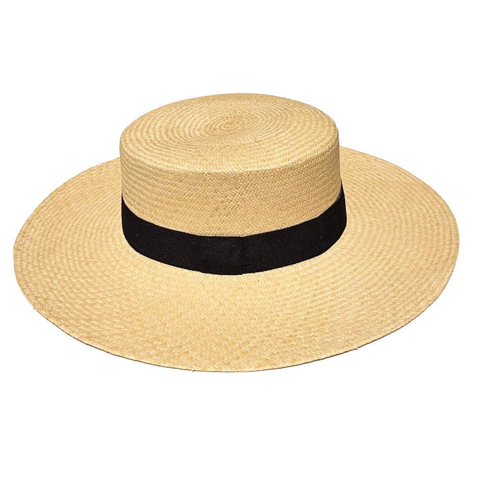 3 Regions - Natural Bolero Panama with Navy Band