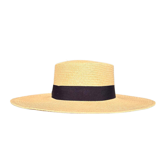 3 Regions - Natural Bolero Panama with Navy Band
