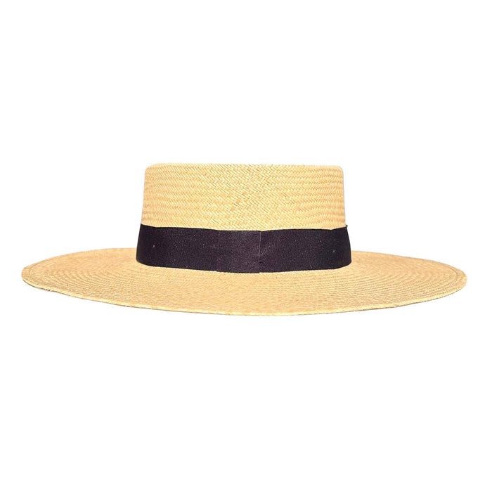 3 Regions - Natural Bolero Panama with Navy Band