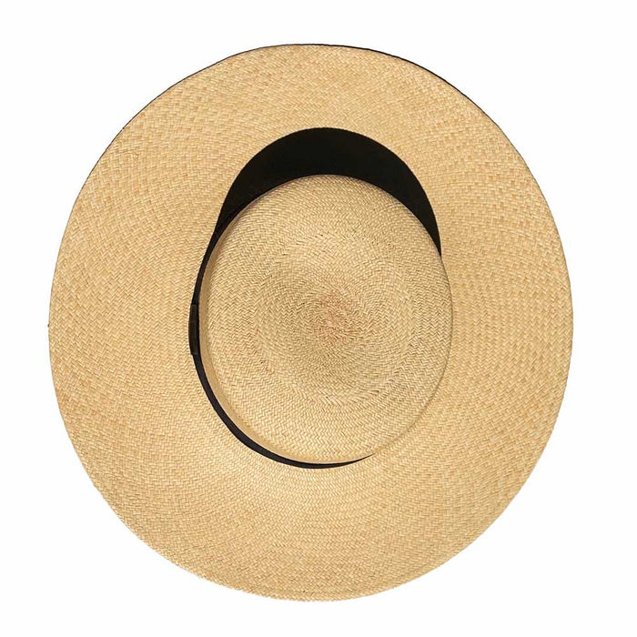 3 Regions - Natural Bolero Panama with Navy Band
