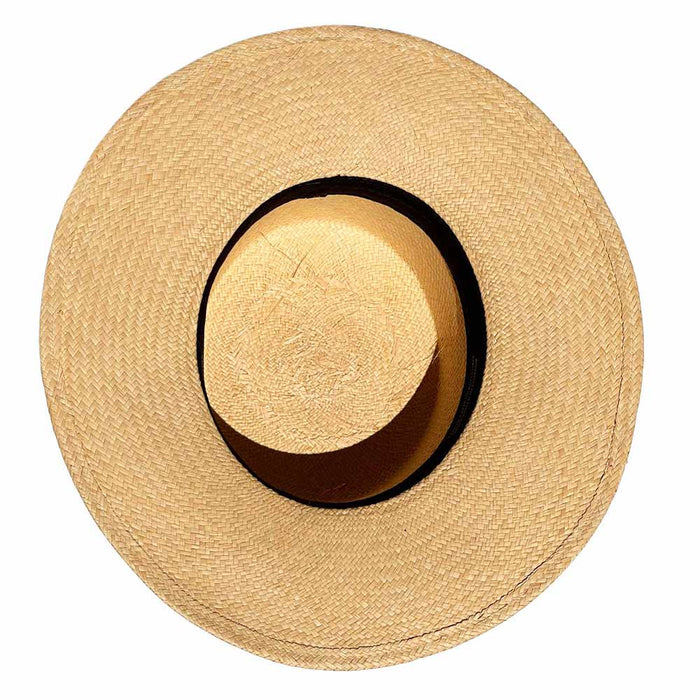 3 Regions - Natural Bolero Panama with Navy Band
