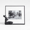 5x7 Zinc Holiday Reindeer Picture Frame