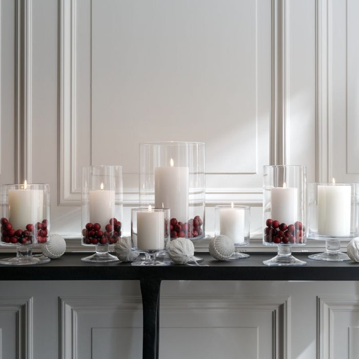 6"x12" White Pillar Candle