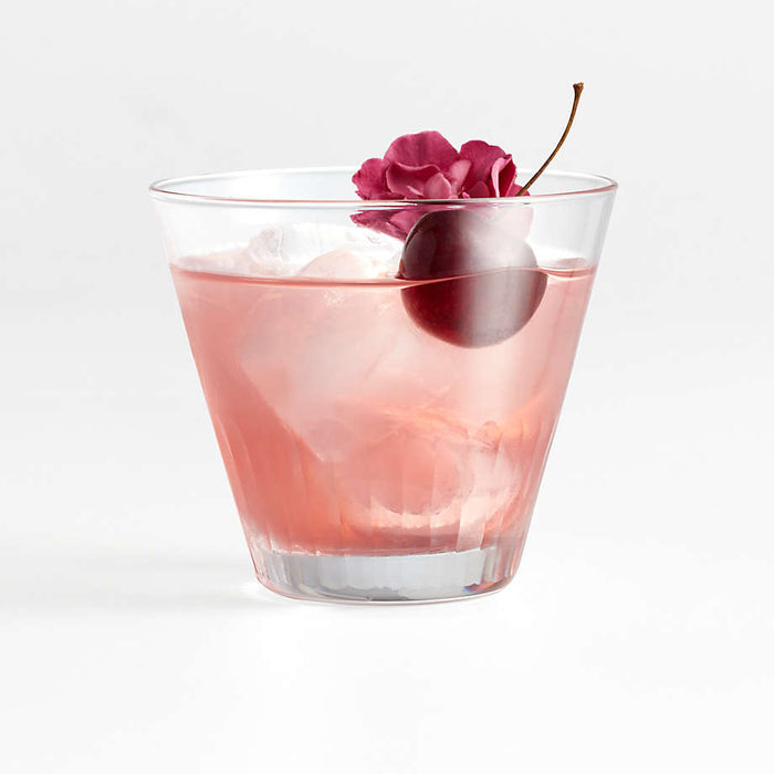 A Coste Low Etched Drinking Glass by Athena Calderone