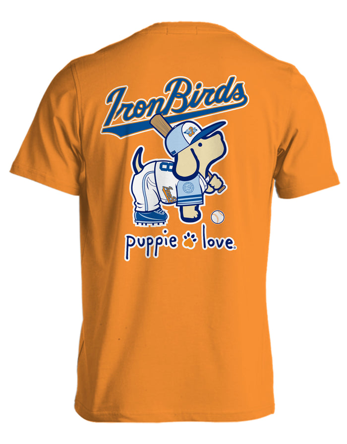 ABERDEEN IRONBIRDS BASEBALL PUP, TANGERINE PUPPIE LOVE x MiLB