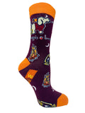 ADULT CREW SOCK, CAMPING PUP PUPPIE LOVE