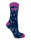 ADULT CREW SOCK, CONSTELLATION PUP PUPPIE LOVE