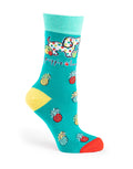 ADULT CREW SOCK, PINEAPPLE PUP ACCESSORY PUPPIE LOVE