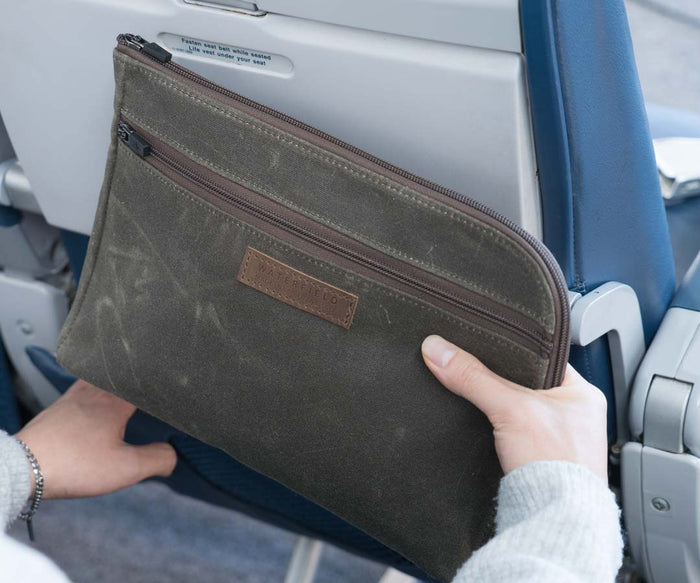 Fits in back seat pocket