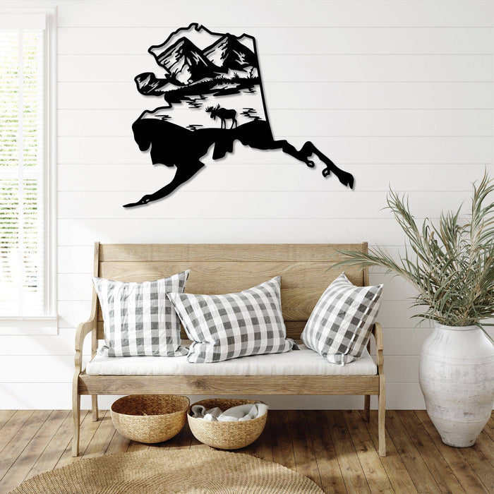 Alaska State - Metal Wall Art - MetalPlex