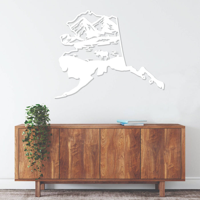 Alaska State - Metal Wall Art - MetalPlex