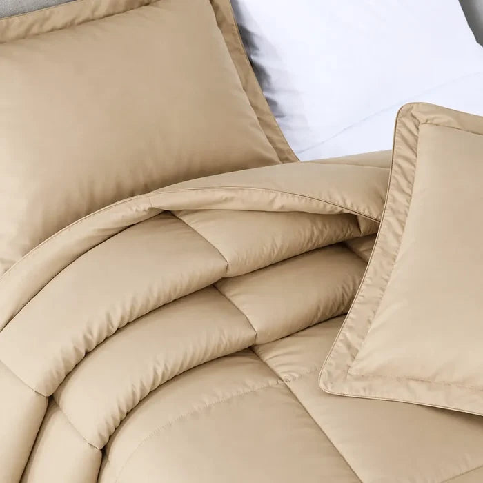 Almond Ivory Oversized Comforter Set