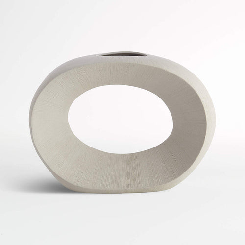 Alura Cream Open Vase