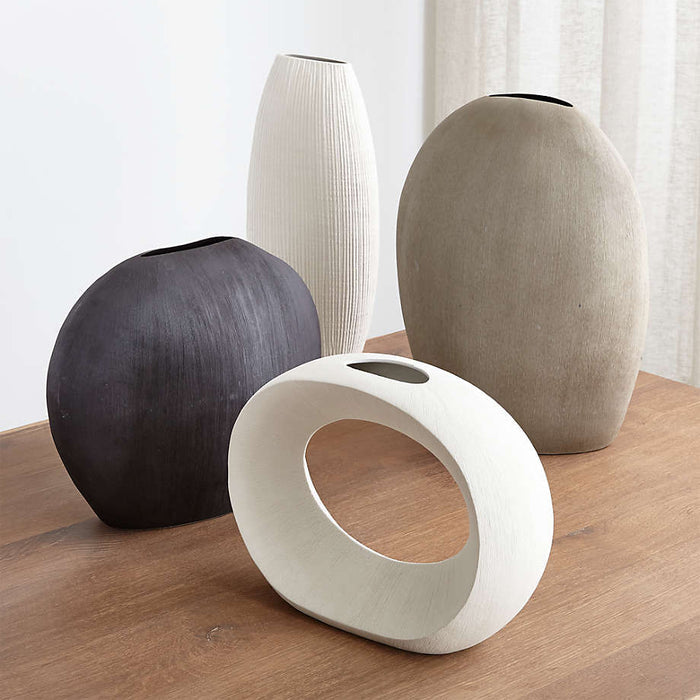 Alura Cream Tall Vase