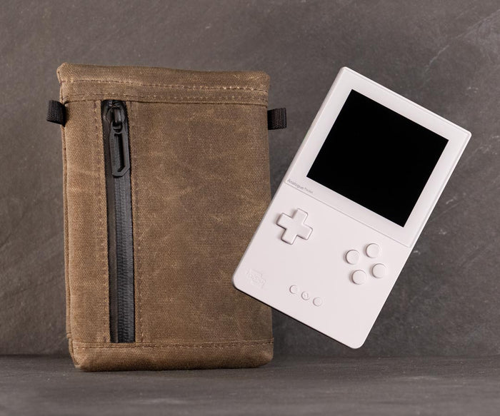 Analogue Pocket Pouch in Waxed Canvas