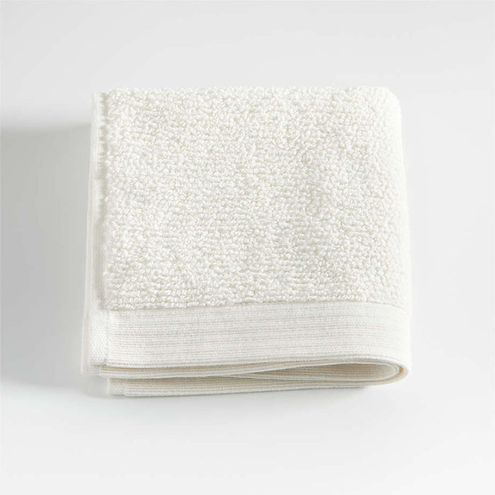 Antimicrobial Woolen Ivory Washcloth