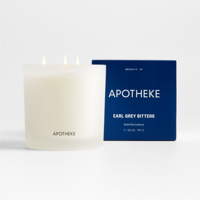 Apotheke Earl Grey-Scented 3-Wick Candle