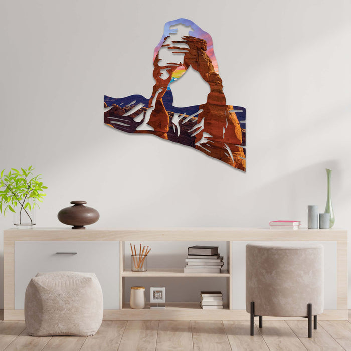Arches National Park Delicate Arch - Metal Wall Art - MetalPlex