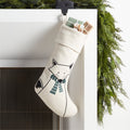 Arctic Friend Fox Christmas Stocking by Joan Anderson