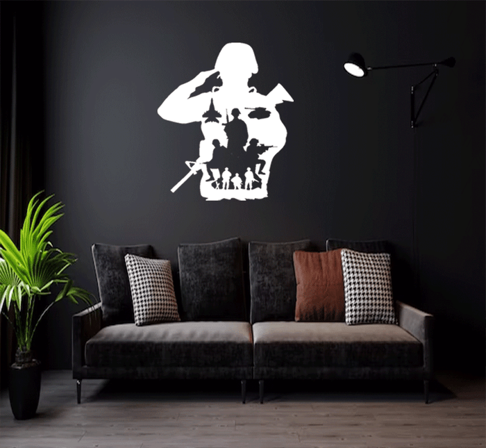 Army- Metal Wall Art