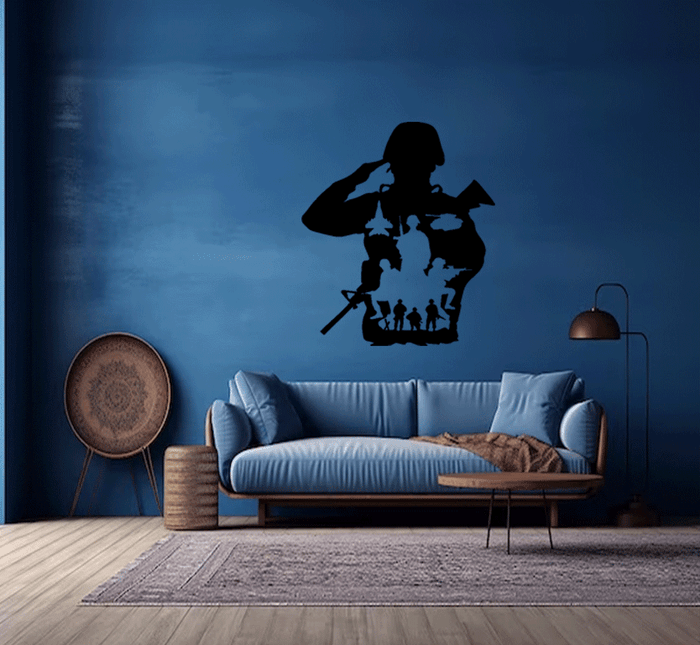 Army- Metal Wall Art