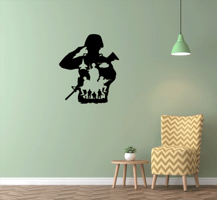 Army- Metal Wall Art
