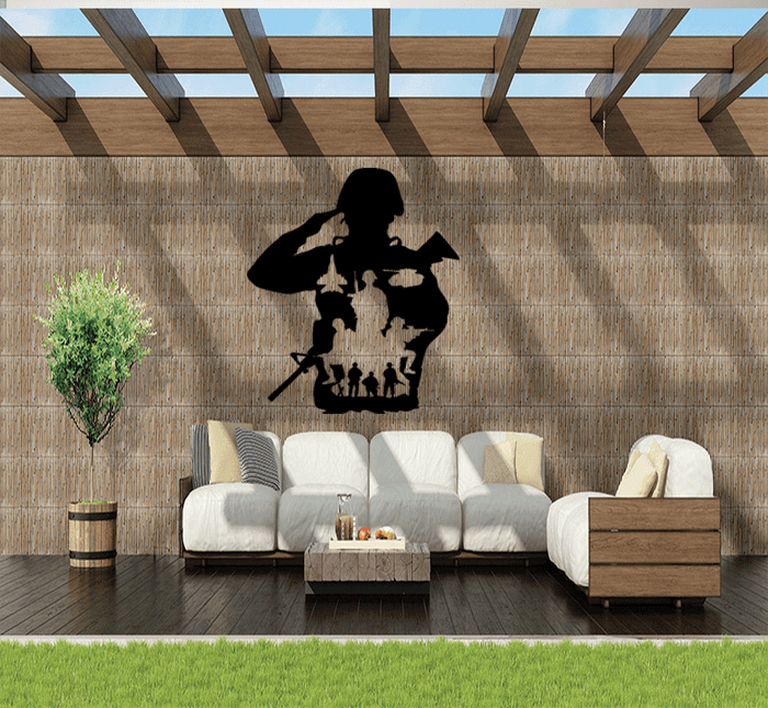 Army- Metal Wall Art