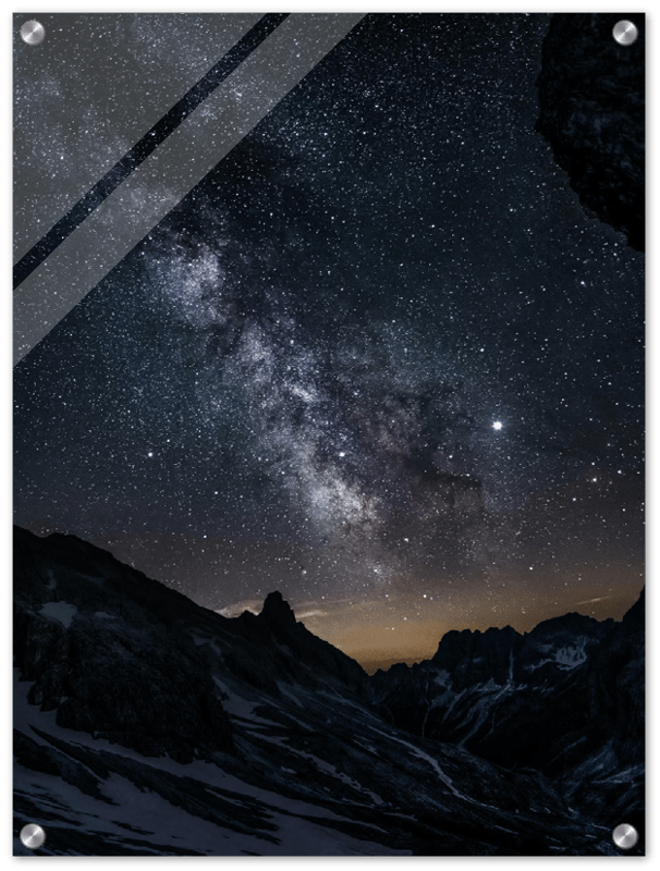 Astro Mountains - Print - MetalPlex