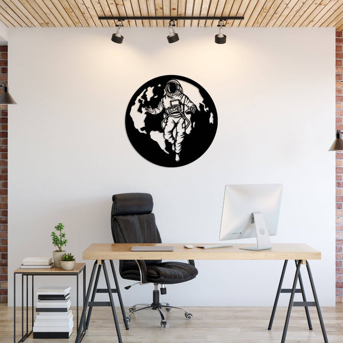 Astronaut in Space - Metal Wall Art - MetalPlex
