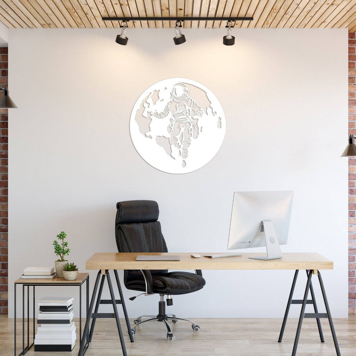 Astronaut in Space - Metal Wall Art - MetalPlex