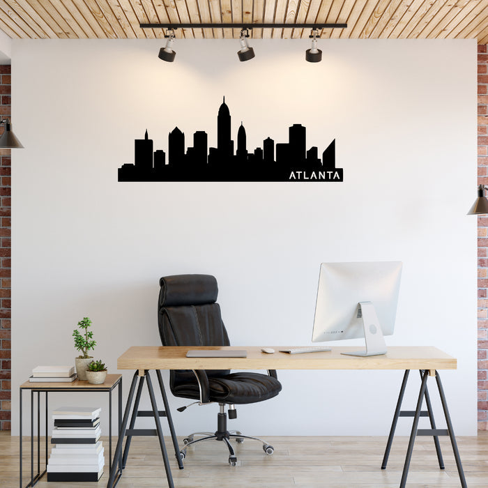 Atlanta Skyline - Metal Wall Art