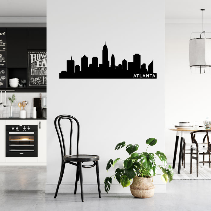 Atlanta Skyline - Metal Wall Art
