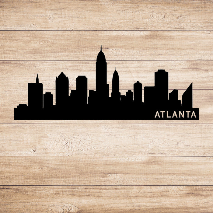 Atlanta Skyline - Metal Wall Art