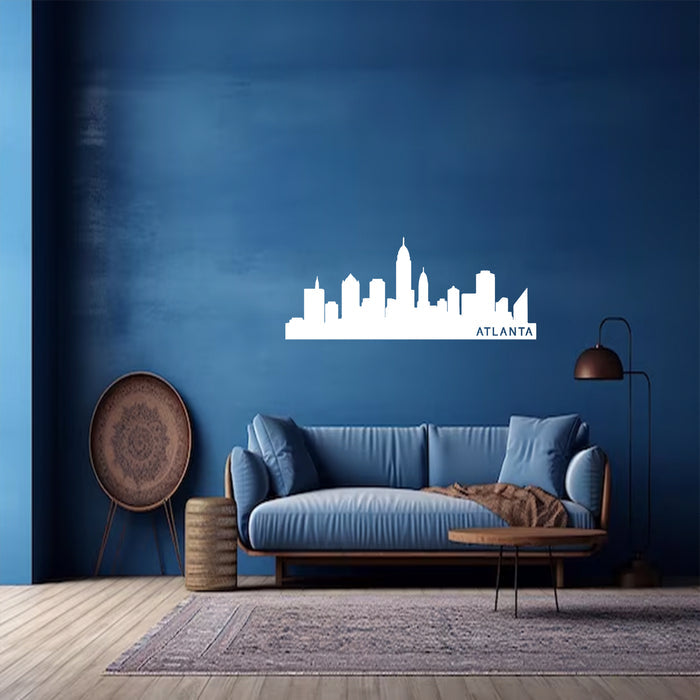 Atlanta Skyline - Metal Wall Art