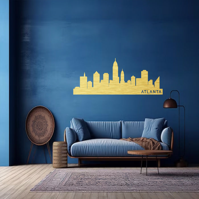 Atlanta Skyline - Metal Wall Art
