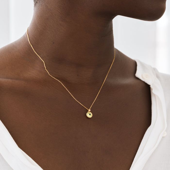 Gold Vermeil, Peridot